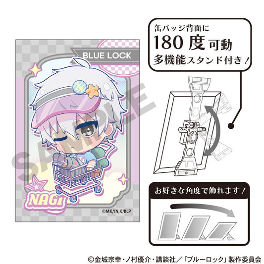 BLUELOCK_Art Can Badge Yumekawa Sporty  -  Seishiro Nagi