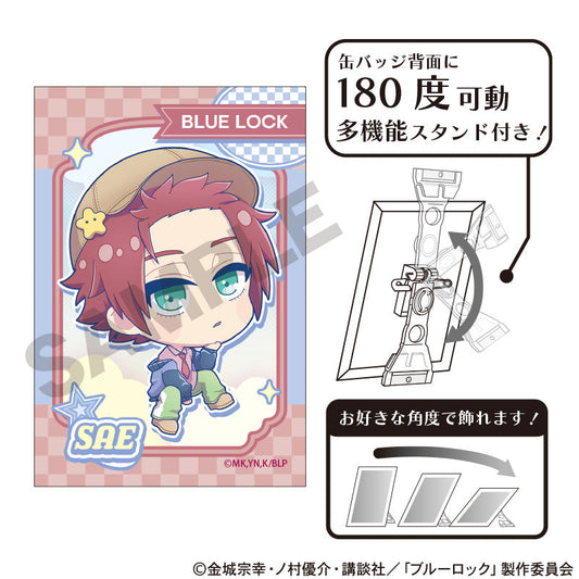 BLUELOCK_Art Can Badge Yumekawa Sporty  -  Sae Itoshi