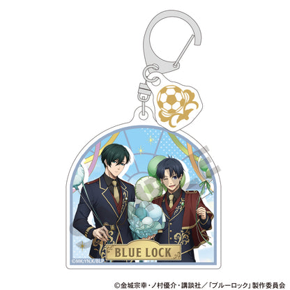 BLUE LOCK_Trading Balloon Series พวงกุญแจอะคริลิคแบบดับเบิลพาร์ท (สุ่ม) (สุ่ม 12 แบบ)