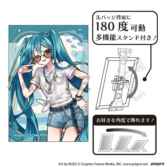 Hatsune Miku_เข็มกลัดอาร์ต Marine☆Kobe 2025 - Hatsune Miku