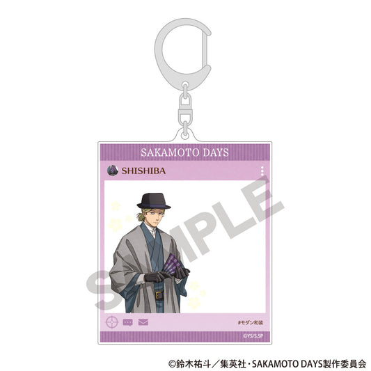 SAKAMOTO DAYS_พวงกุญแจอะคริลิกสไตล์ SNS คอลเลกชันชุดญี่ปุ่นร่วมสมัย - Kanaguri