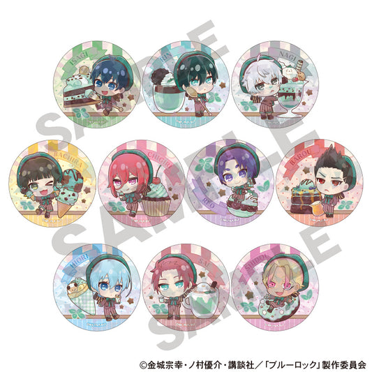 BLUE LOCK_Trading Choco Mint Series Hologram Can Badge [Blind Box Total 10 Types]