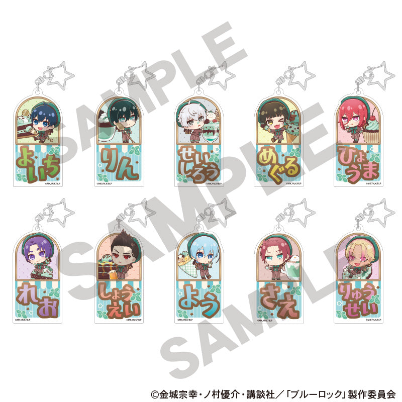 BLUE LOCK_Trading Choco Mint Series Name Acrylic Key Chain [Blind Box Total 10 Types]