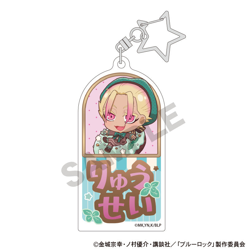 BLUE LOCK_Trading Choco Mint Series Name Acrylic Key Chain [Blind Box Total 10 Types]