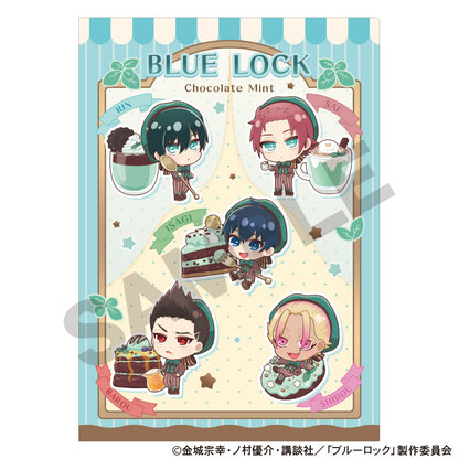 BLUE LOCK_Choco Mint Series Single Clear File - Blue