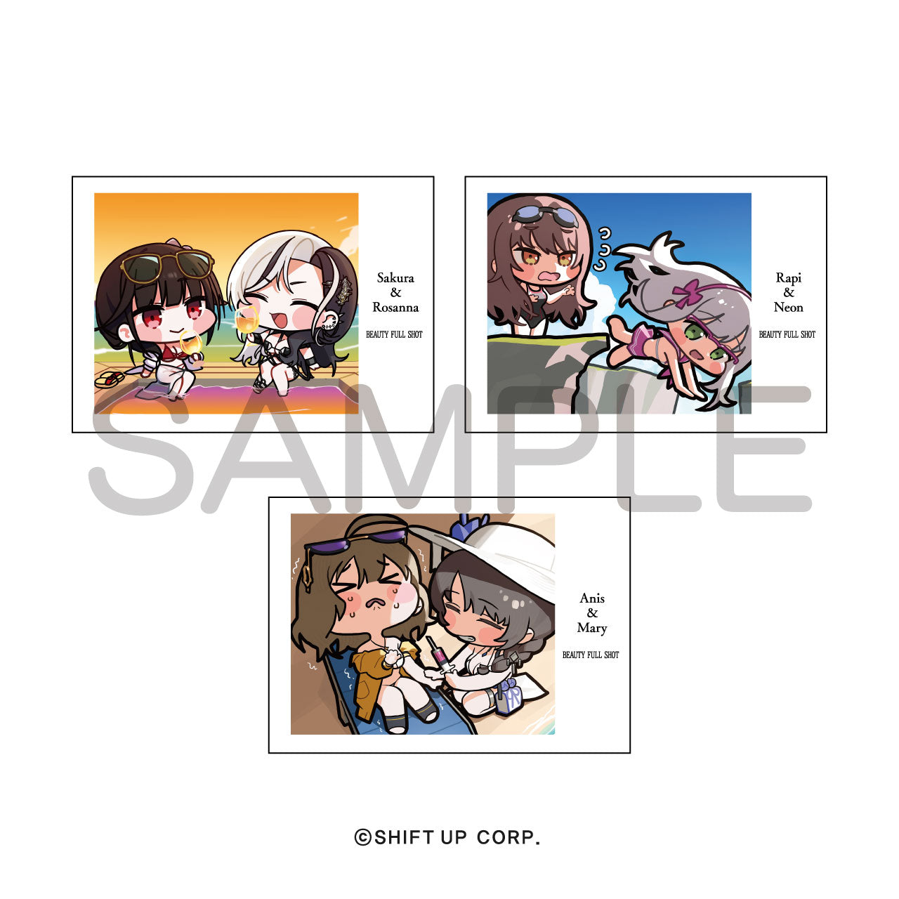 Goddess of Victory: NIKKE_การ์ดรูปภาพแบบสุ่ม BEAUTY FULL SHOT [ทั้งหมด 12 แบบ] - -