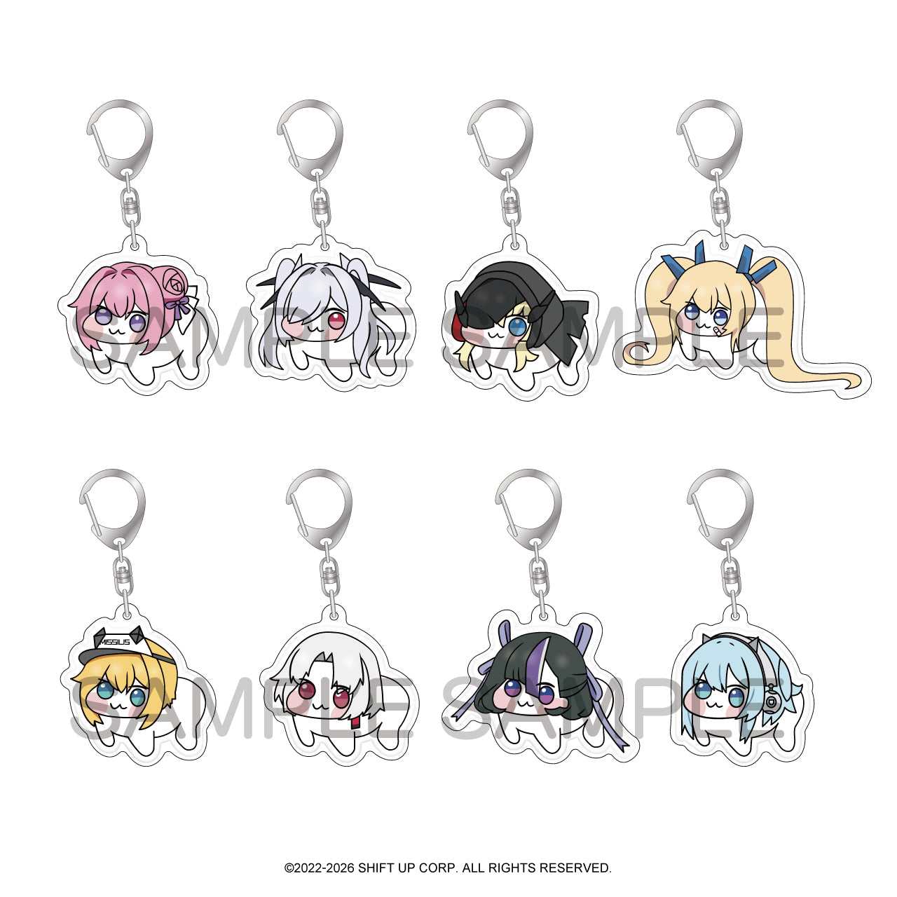 GODDESS OF VICTORY: NIKKE_DORO series Trading Jelly Acrylic Keychain [Blind Box Total 8 Types]