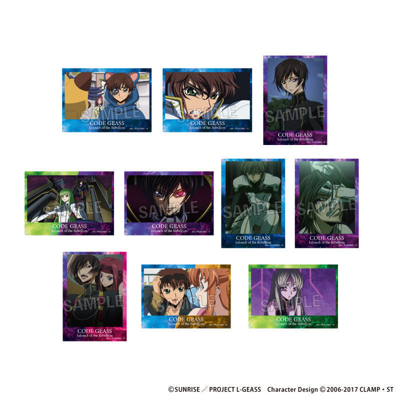 Code Geass Lelouch of the Rebellion_Holo Sticker vol.2 BOX2 [Blind Bag Total 10 Types, 2 pieces per pack]