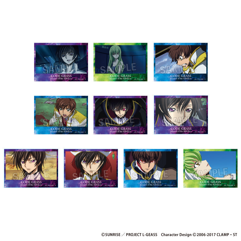 Code Geass Lelouch of the Rebellion_Holo Sticker vol.2 BOX3 [Blind Bag Total 10 Types, 2 pieces per pack]
