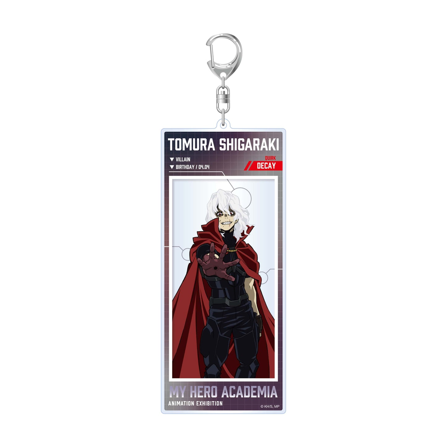My Hero Academia_Animation Exhibition – All-Out War Arc Acrylic BIG Tag Acrylic Keychain  -  Tomura Shigaraki