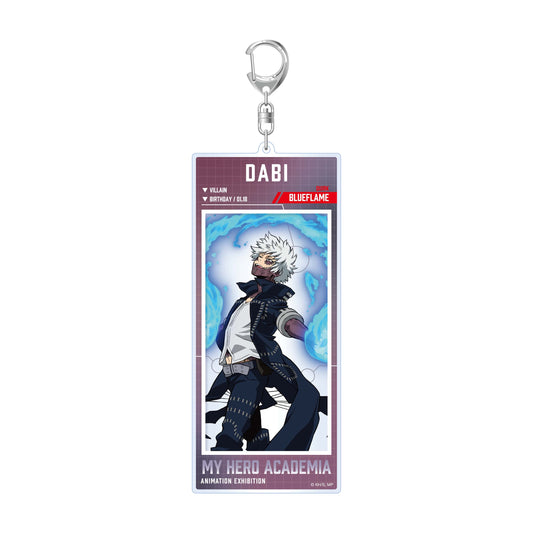 My Hero Academia_Animation Exhibition – All-Out War Arc Acrylic BIG Tag Acrylic Keychain  -  Dabi