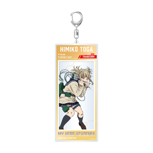 My Hero Academia_Animation Exhibition – All-Out War Arc Acrylic BIG Tag Acrylic Keychain  -  Himiko Toga