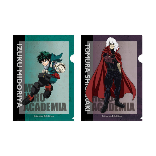 My Hero Academia_Animation Exhibition – All-Out War Arc Clear File Set  -  A (Izuku Midoriya & Tomura Shigaraki)
