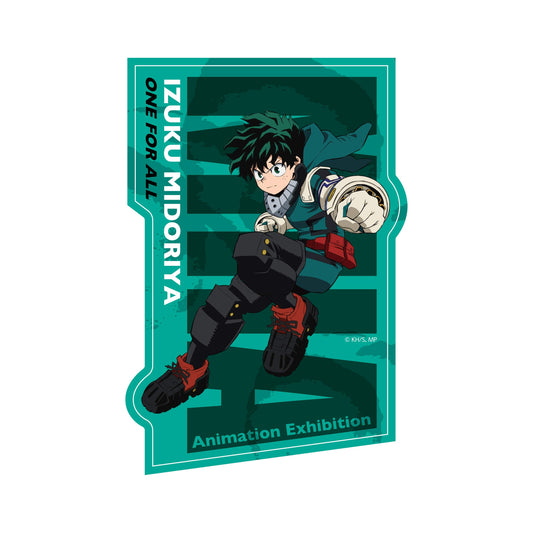 My Hero Academia_Animation Exhibition – All-Out War Arc Die-Cut Sticker  -  Izuku Midoriya