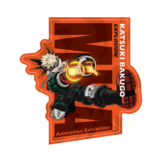 My Hero Academia_Animation Exhibition – All-Out War Arc Die-Cut Sticker  -  Katsuki Bakugo