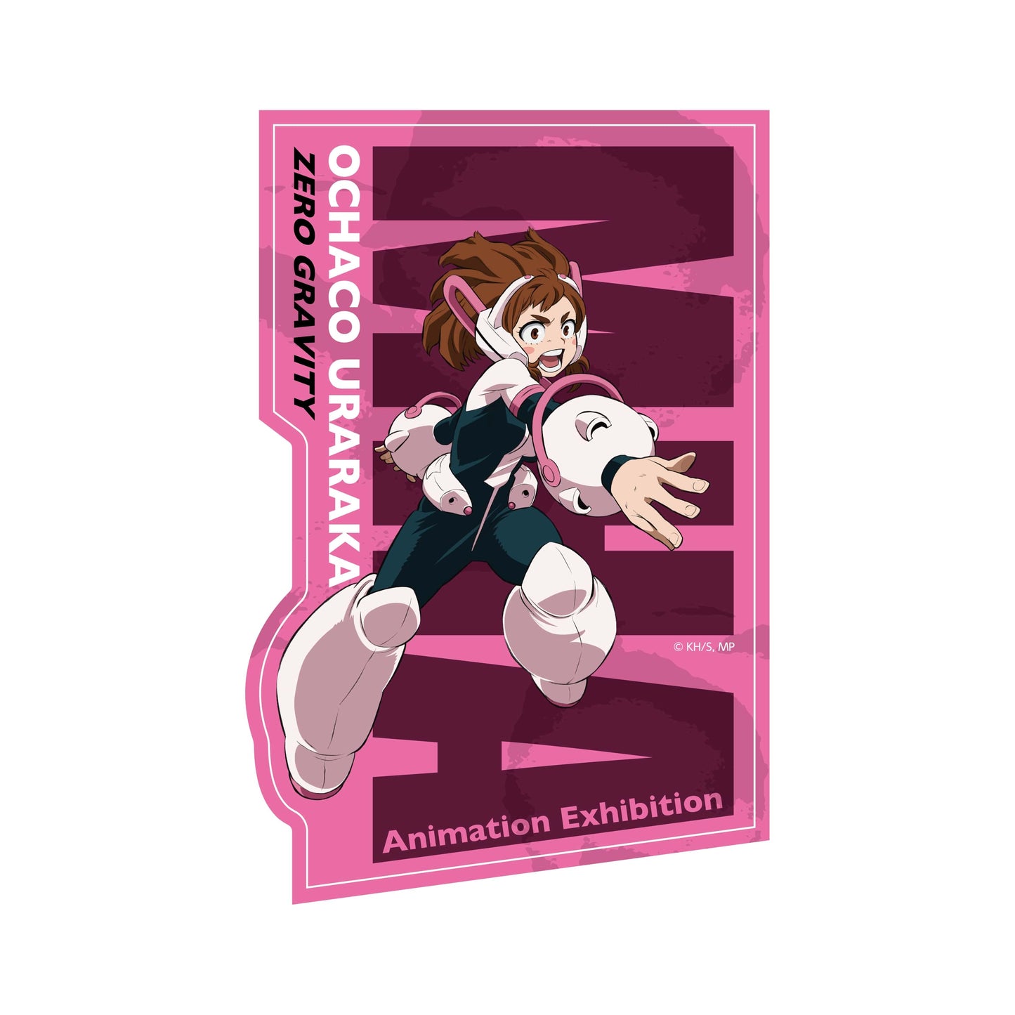 My Hero Academia_Animation Exhibition – All-Out War Arc Die-Cut Sticker  -  Ochaco Uraraka