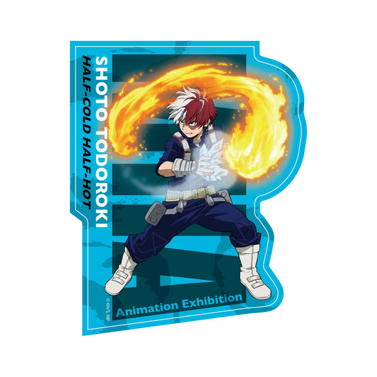 My Hero Academia_Animation Exhibition – All-Out War Arc Die-Cut Sticker  -  Shoto Todoroki