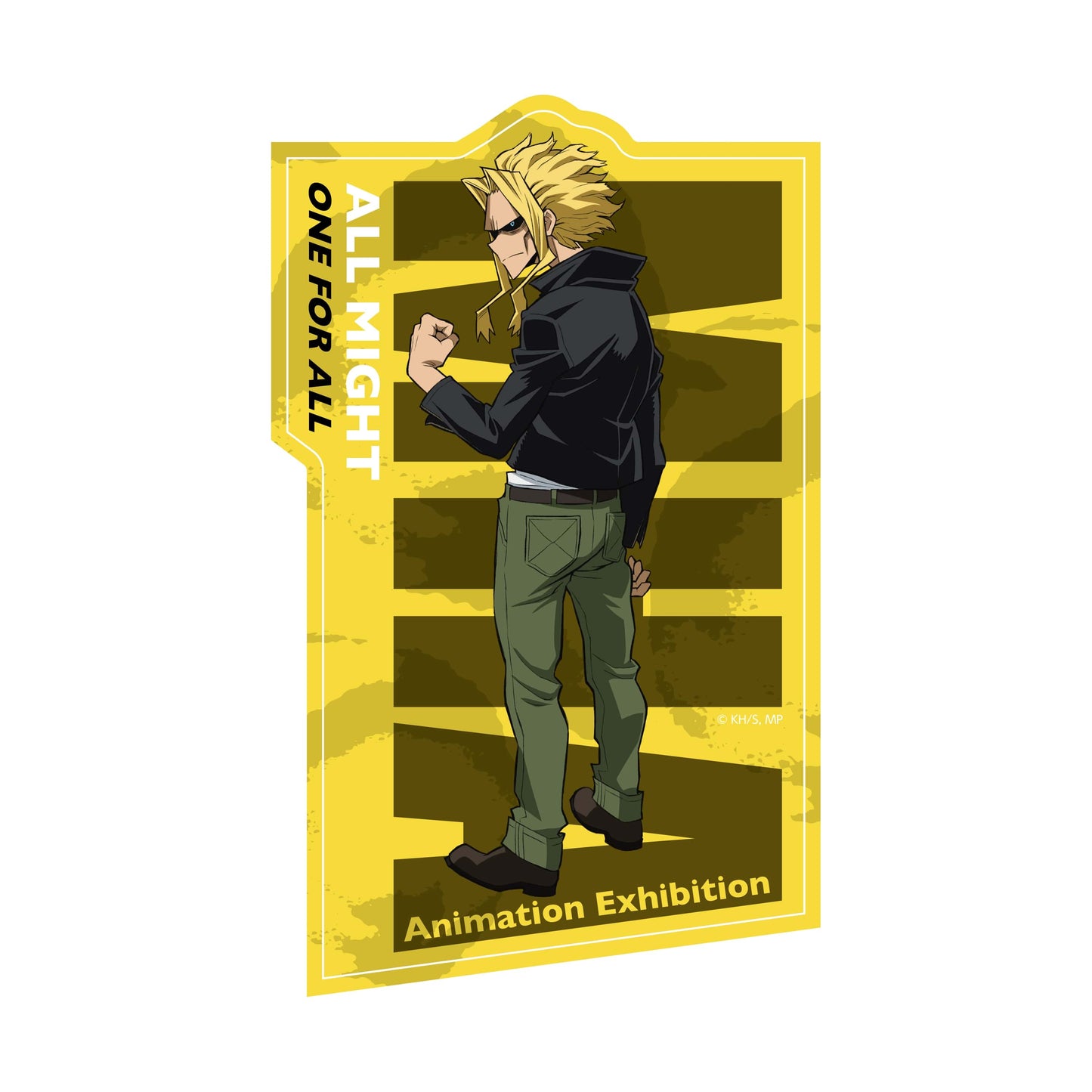 My Hero Academia_Animation Exhibition – All-Out War Arc Die-Cut Sticker  -  All Might