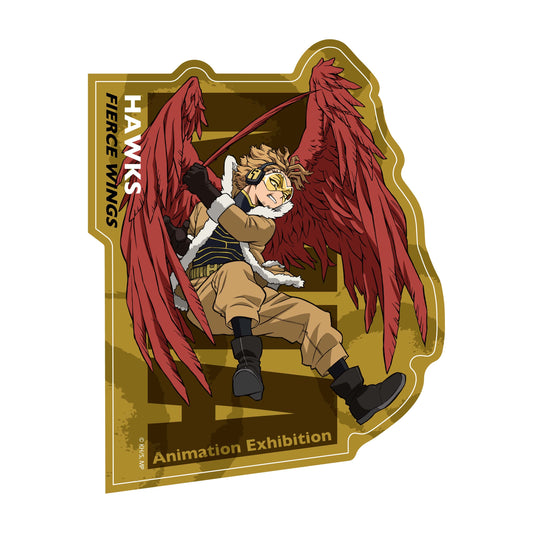 My Hero Academia_Animation Exhibition – All-Out War Arc Die-Cut Sticker  -  Hawks