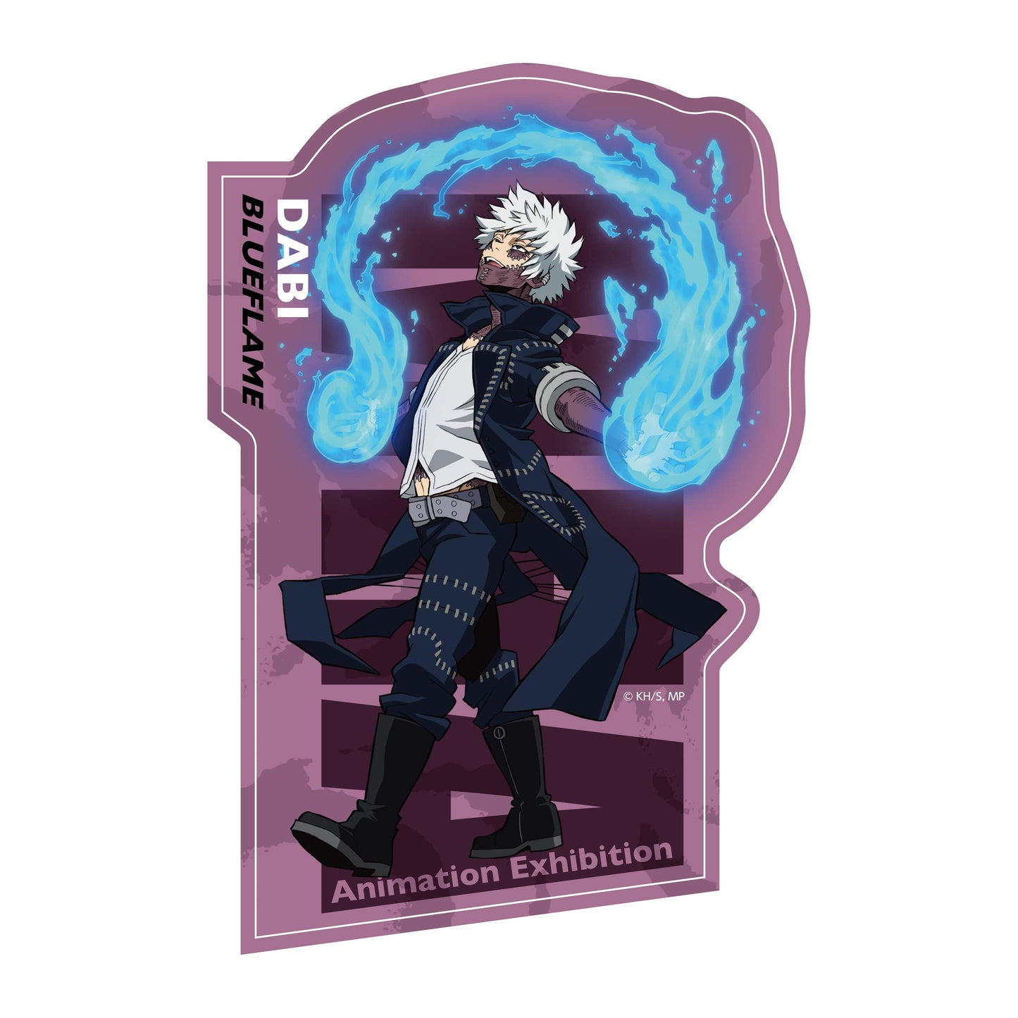 My Hero Academia_Animation Exhibition – All-Out War Arc Die-Cut Sticker  -  Dabi