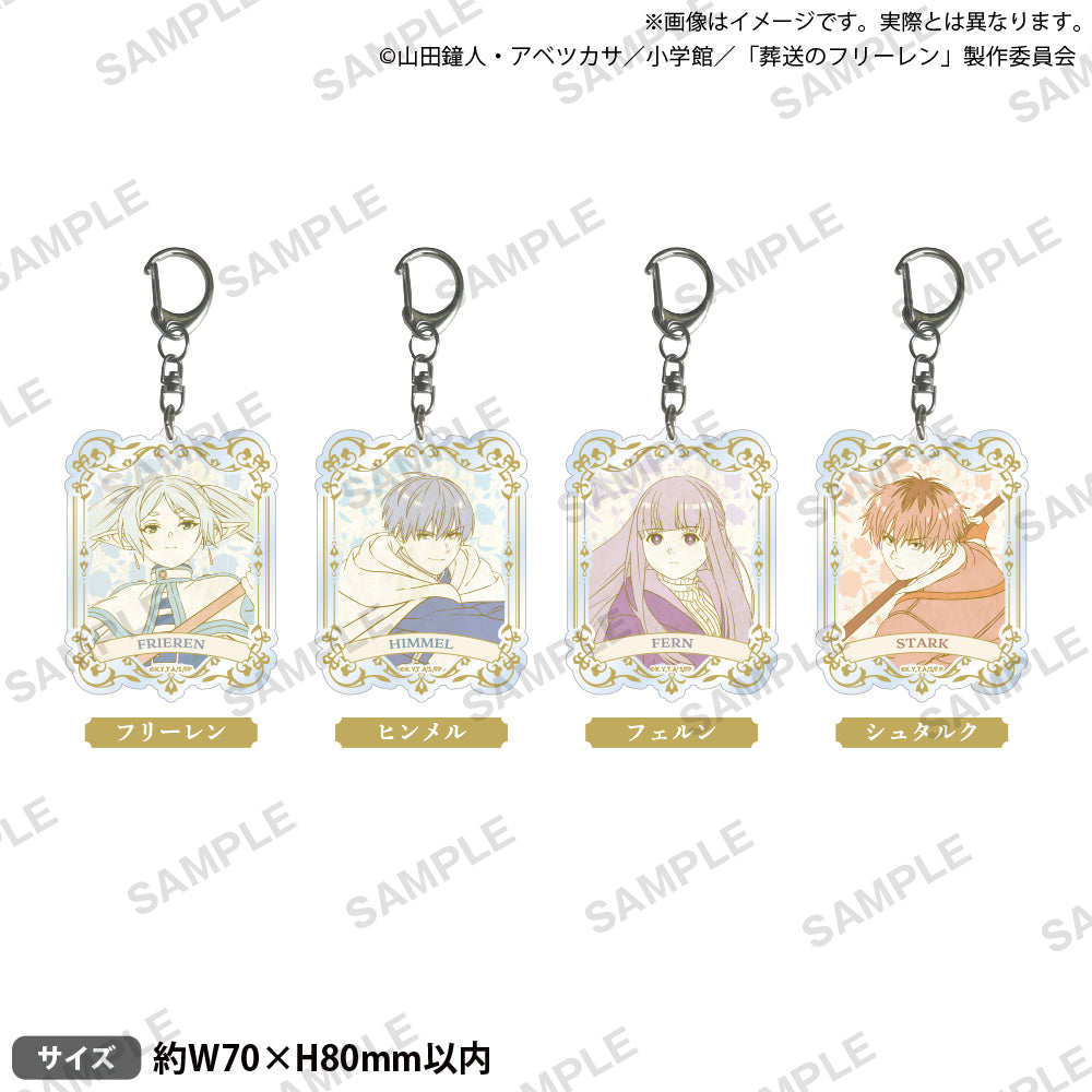 Frieren: Beyond Journey’s End_Washi-Style Acrylic Keychain nostalgic ver. - Frieren