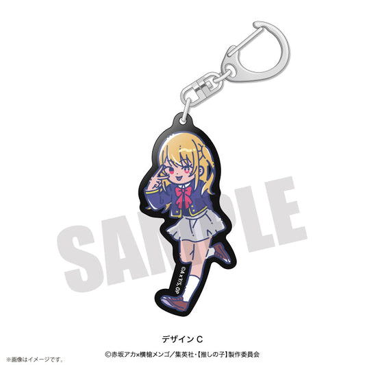 [Oshi no ko]_Retropop_Acrylic Keychain  -  C Ruby