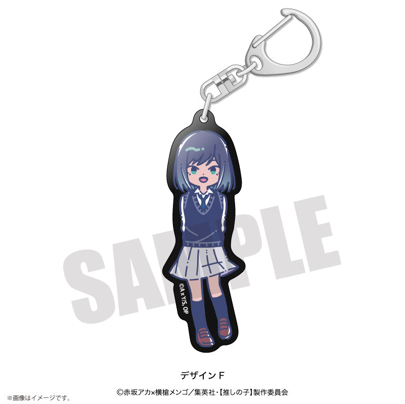 [Oshi no ko]_Retropop_Acrylic Keychain  -  F Akane Kurokawa