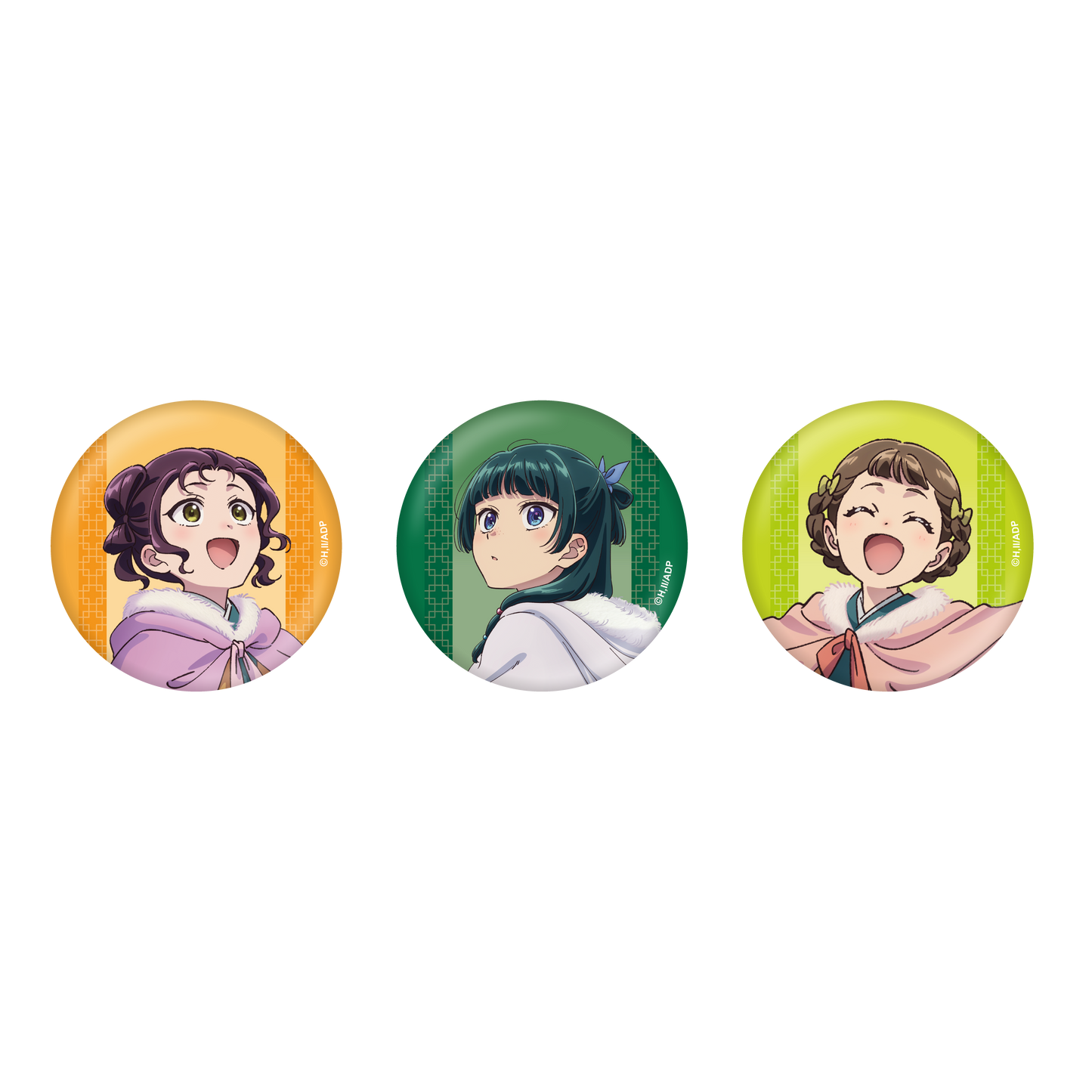 The Apothecary Diaries_Four Seasons Can Badge Set (Winter Peony) [3-Piece Set]