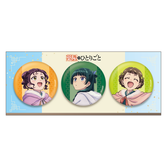 The Apothecary Diaries_Four Seasons Can Badge Set (Winter Peony) [3-Piece Set]