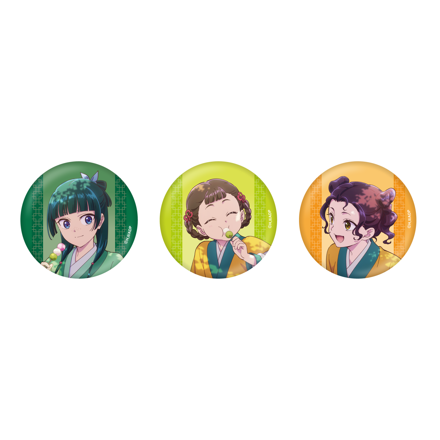 The Apothecary Diaries_Four Seasons Can Badge Set [3-Piece Set] - Wisteria