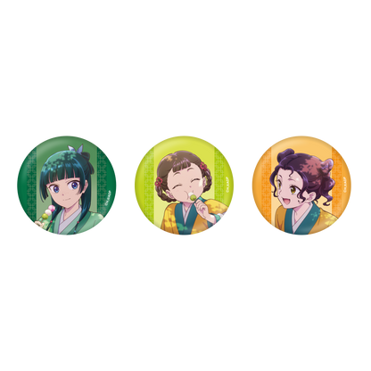 The Apothecary Diaries_Four Seasons Can Badge Set [3-Piece Set] - Wisteria