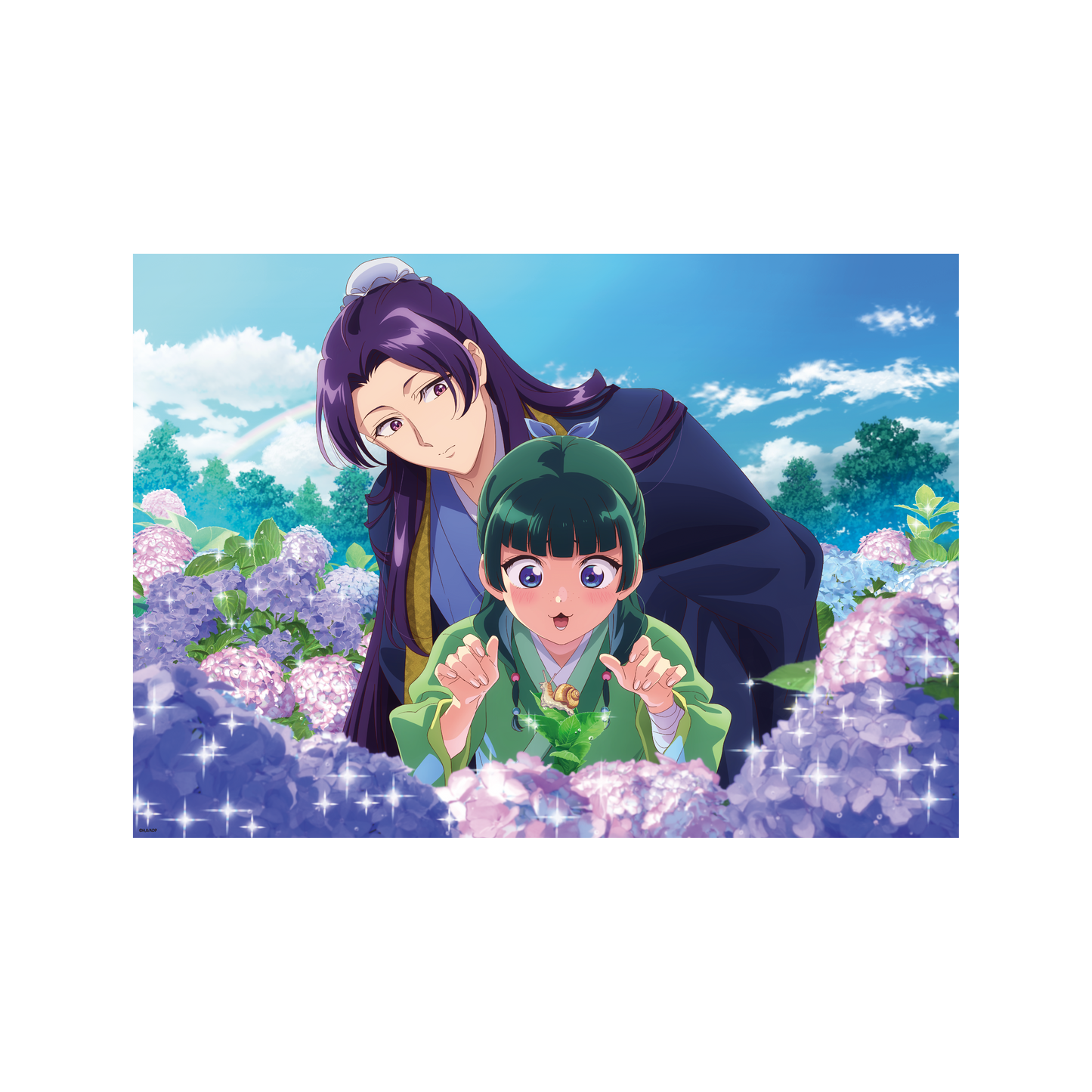 The Apothecary Diaries_Four Seasons Clear Poster - Hydrangea