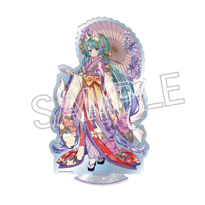 Hatsune Miku_Hyakki Yako: Reien Acrylic Stand L - C White Fox
