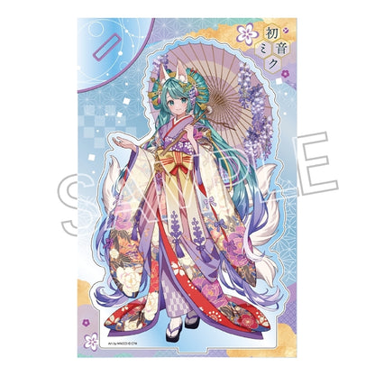 Hatsune Miku_Hyakki Yako: Reien Acrylic Stand L - C White Fox