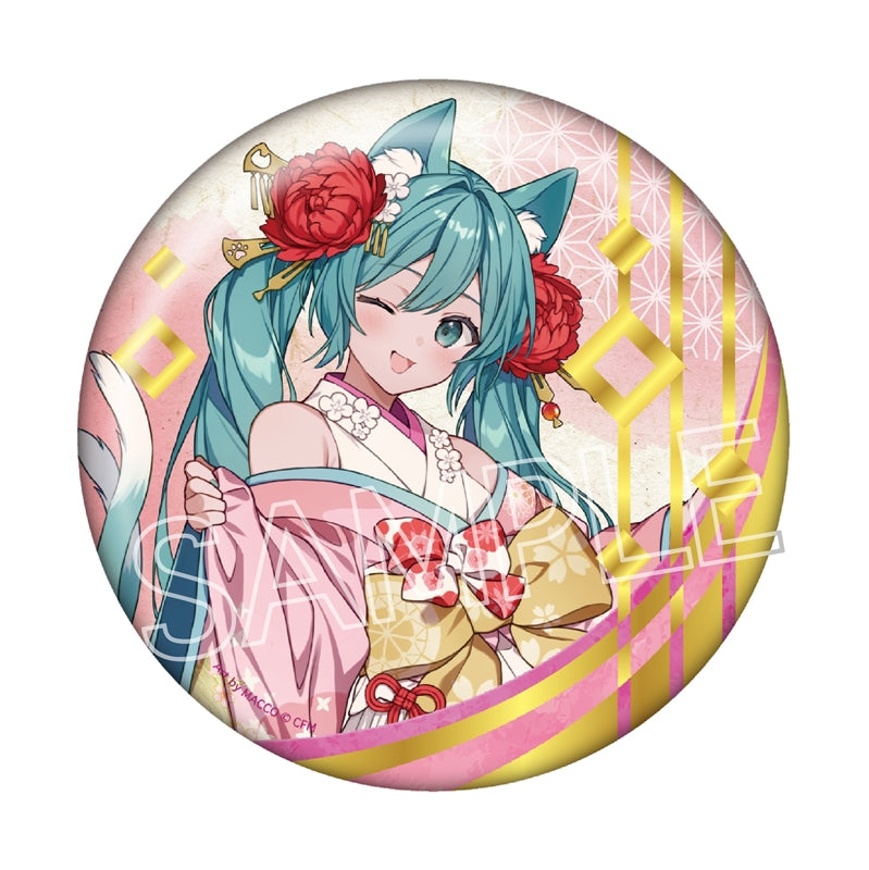 Hatsune Miku_Hyakki Yako: Reien Foil BIG Can Badge - A Nekomata
