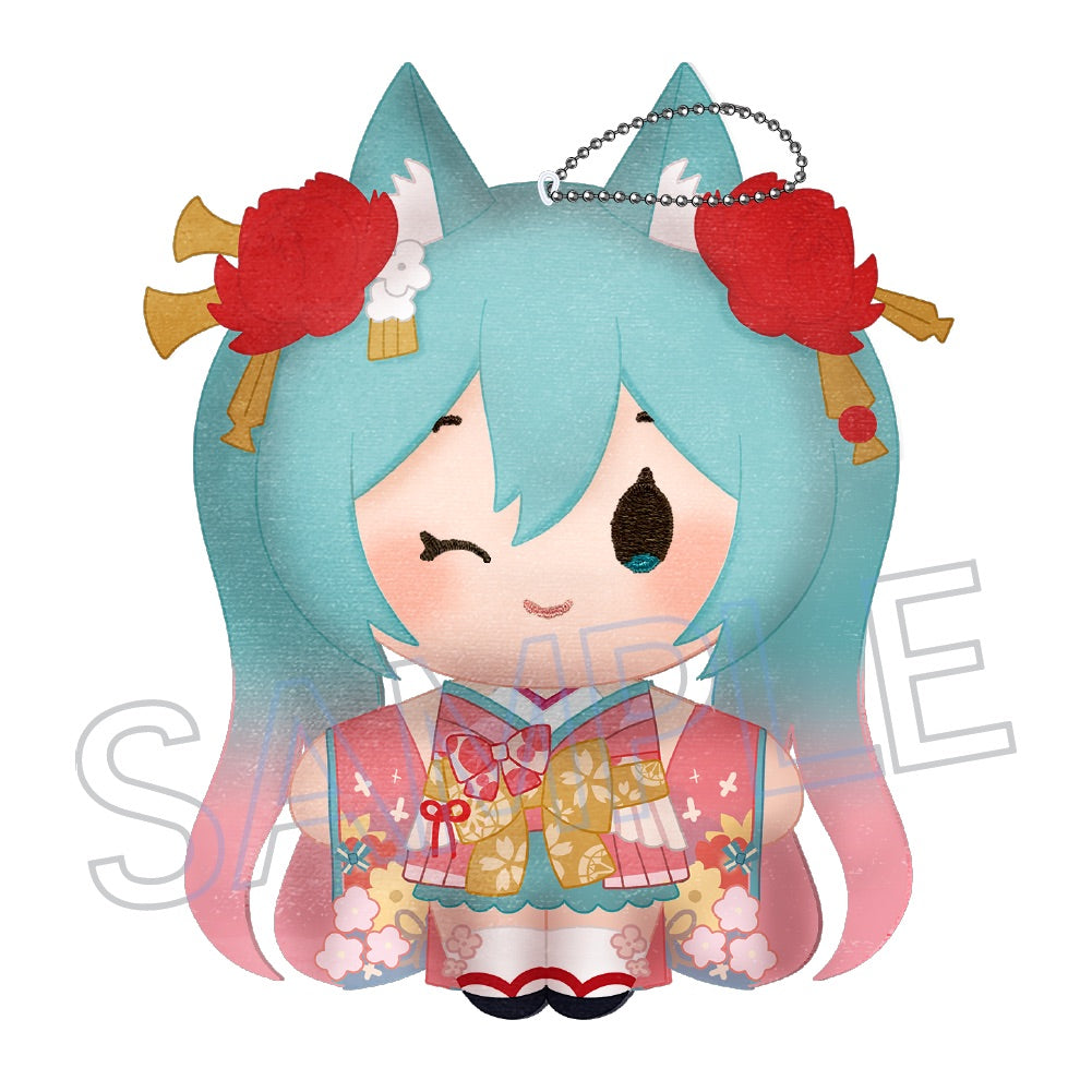 Hatsune Miku_Hyakki Yako Rei-en Plush Mascot - Nekomata A