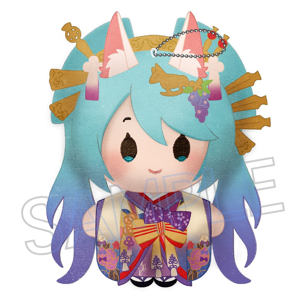Hatsune Miku_Hyakki Yako Rei-en Plush Mascot - Byakko C