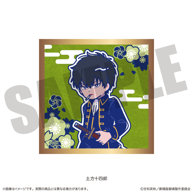 Gintama_the Movie Yoshiwara in Flames Arc Trading Newtro Glitter Mini Shikishi [Blind Box Total 10 Types]