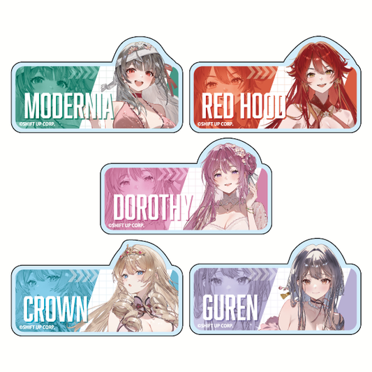 Goddess of Victory: NIKKE_Taito Station x NIKKE -spring colors- Acrylic Badge [Blind Bag Total 5 Types]