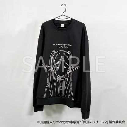 Frieren: Beyond Journey’s End_Amicis Shonbori-Face Sweatshirt  -  Black M