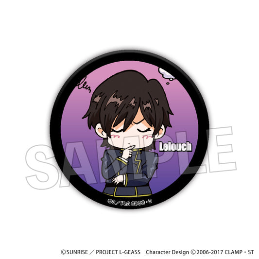 Code Geass: Lelouch of the Rebellion_DOTABATA! Series Can Badge - Lelouch (School Uniform)