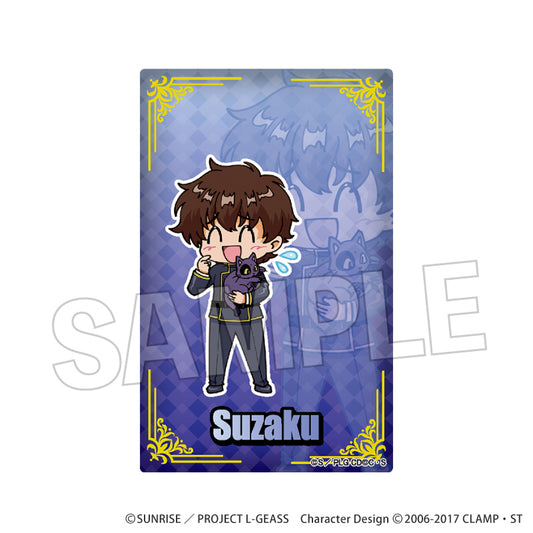 Code Geass: Lelouch of the Rebellion_DOTABATA! Series อะคริลิคการ์ด - Suzaku (School Uniform)