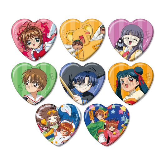 Cardcaptor Sakura_Heart-Shaped Can Badge Vol. 2 [Blind Bag Total 8 Types]