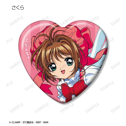 Cardcaptor Sakura_Heart-Shaped Can Badge Vol. 2 [Blind Bag Total 8 Types]