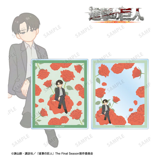 Attack on Titan_Botania Vol.3_Acrylic Card Set of 2 - Levi