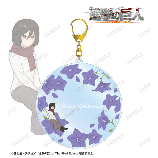 Attack on Titan_Botania Vol.3_BIG Acrylic Key Holder - Mikasa