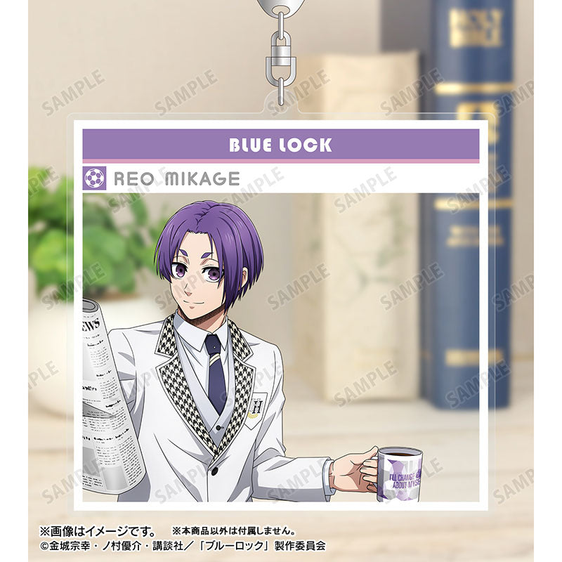BLUE LOCK_Morning Routine ver. SNS-Style BIG Acrylic Keychain - Reo Mikage