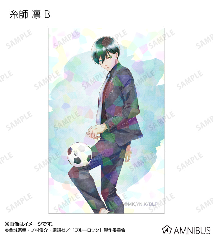 BLUE LOCK_คอลเลกชันชุดสูท Ani-Art aqua label การ์ดภาพประกอบโฮโลแกรม (สุ่ม 18 แบบ)