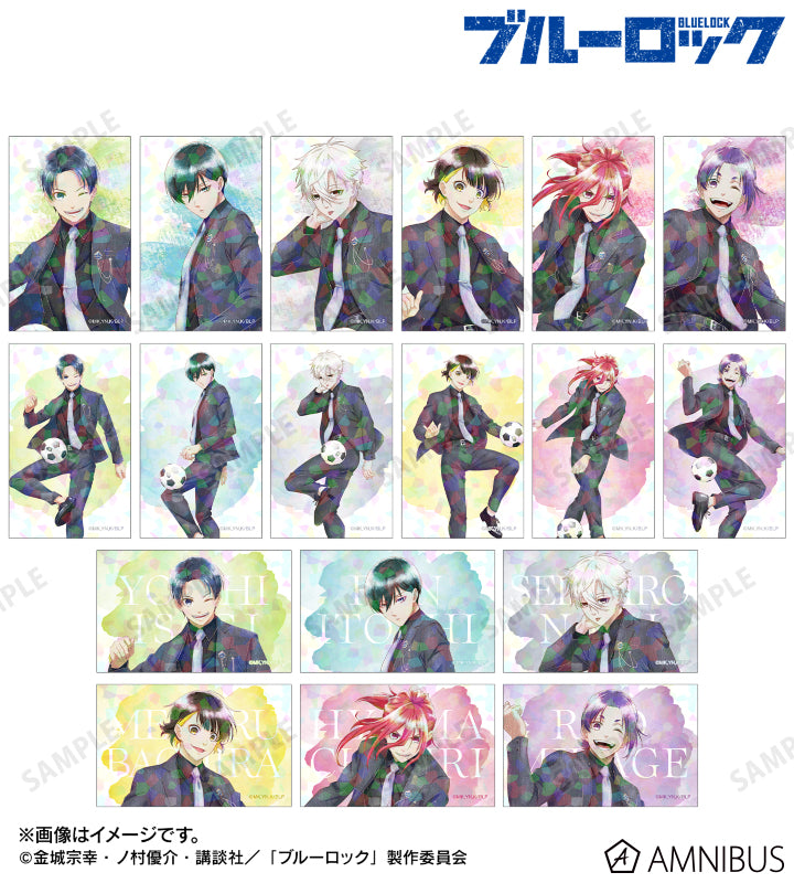 BLUE LOCK_คอลเลกชันชุดสูท Ani-Art aqua label การ์ดภาพประกอบโฮโลแกรม (สุ่ม 18 แบบ)