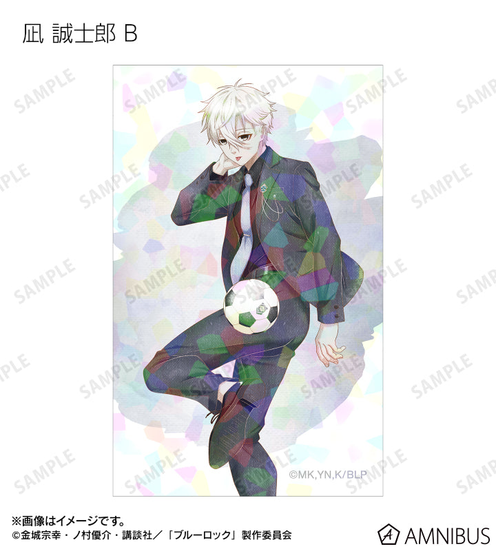 BLUE LOCK_คอลเลกชันชุดสูท Ani-Art aqua label การ์ดภาพประกอบโฮโลแกรม (สุ่ม 18 แบบ)